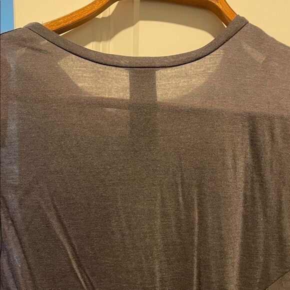 Chic Asymmetrical Gray Dress - Picture 6 of 8